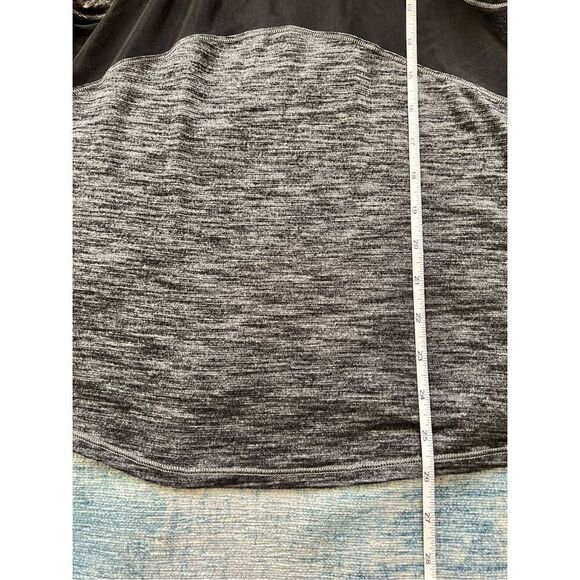 Lululemon Heathered Black / Black Work The Circuit Tank Athletic Tank Top Size 6 - Picture 7 of 7